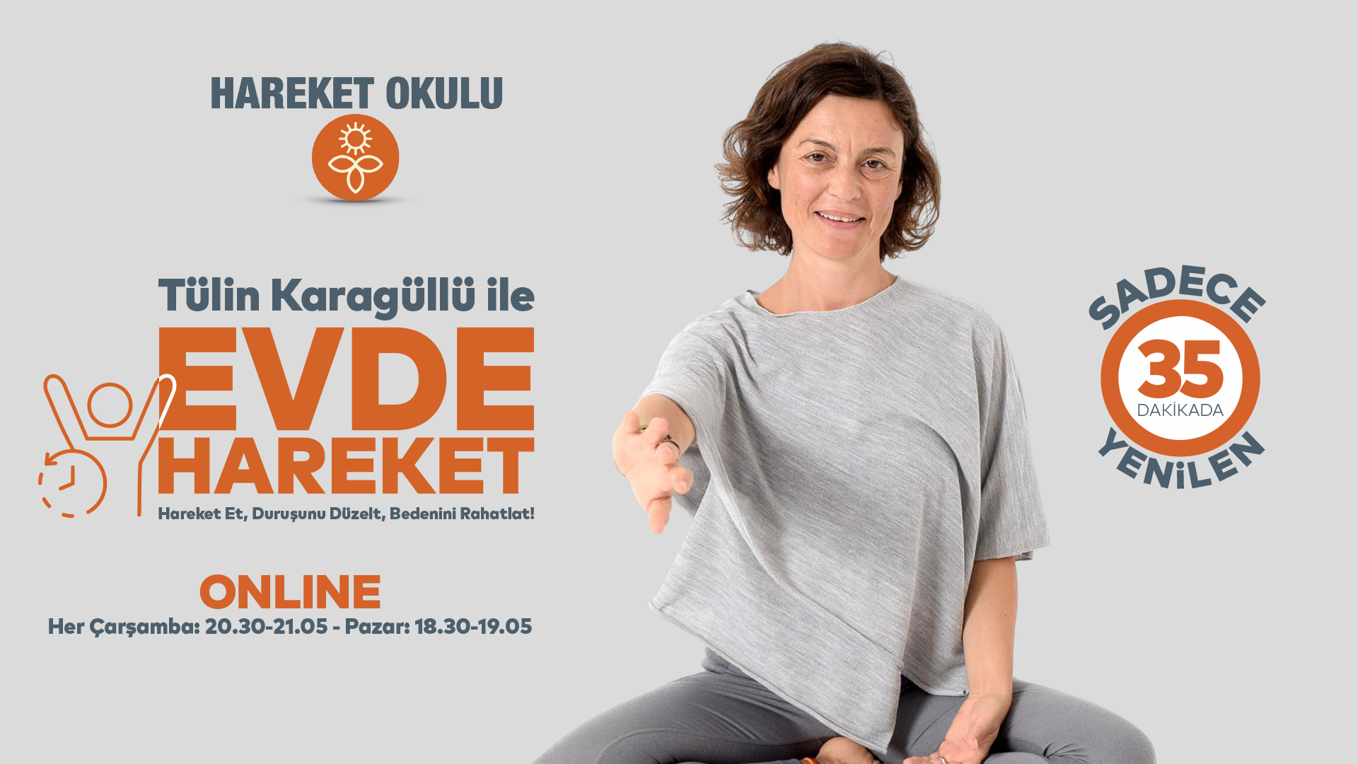 Evde Hareket Dört Ders Paketi